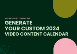 Generate Your Custom 2024 Video Content Calendar
